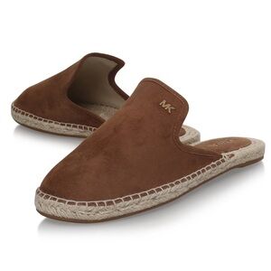 MICHAEL Michael Kors Hastings Leather Espadrille Slides